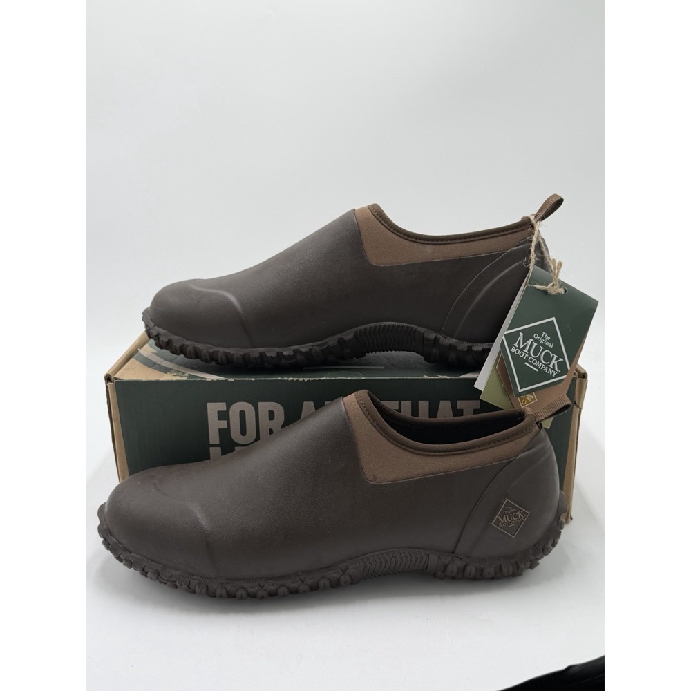 Muck Boot Muckster II Low Round Toe Pull On Mens 13 Brown Casual Boots M2L-900